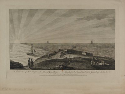 Vista orientale di Fort Royal nell